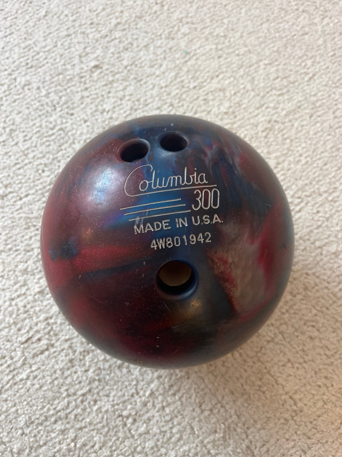 Columbia 300 bowlingbal mooie spacy kleuren, Ophalen of Verzenden, Bal