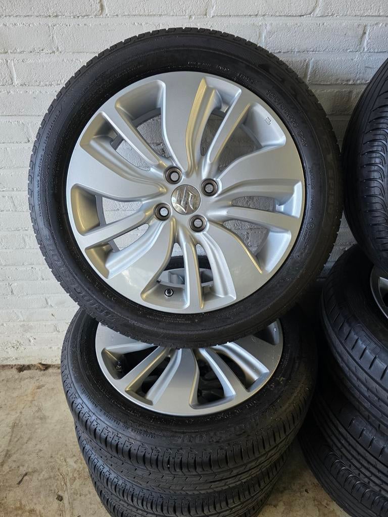 Suzuki Swift velgen + banden 185/55/16 Bridgestone, Auto-onderdelen, Banden en Velgen, Ophalen, Gebruikt, 16 inch, Banden en Velgen
