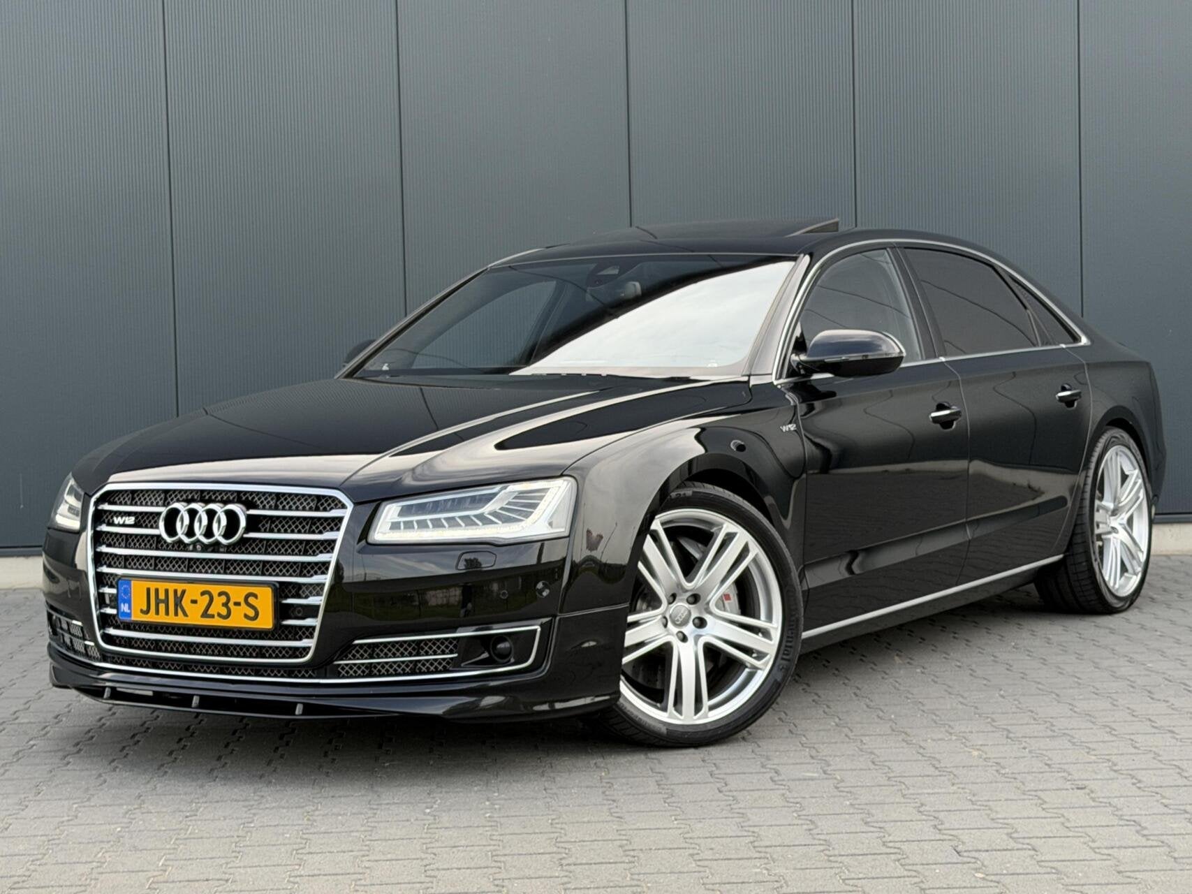 Audi A8 6.3 FSI Quattro Lang Pro Line+ ABT - Exclusive - B&O, Automaat, Gebruikt, 12 cilinders, Zwart