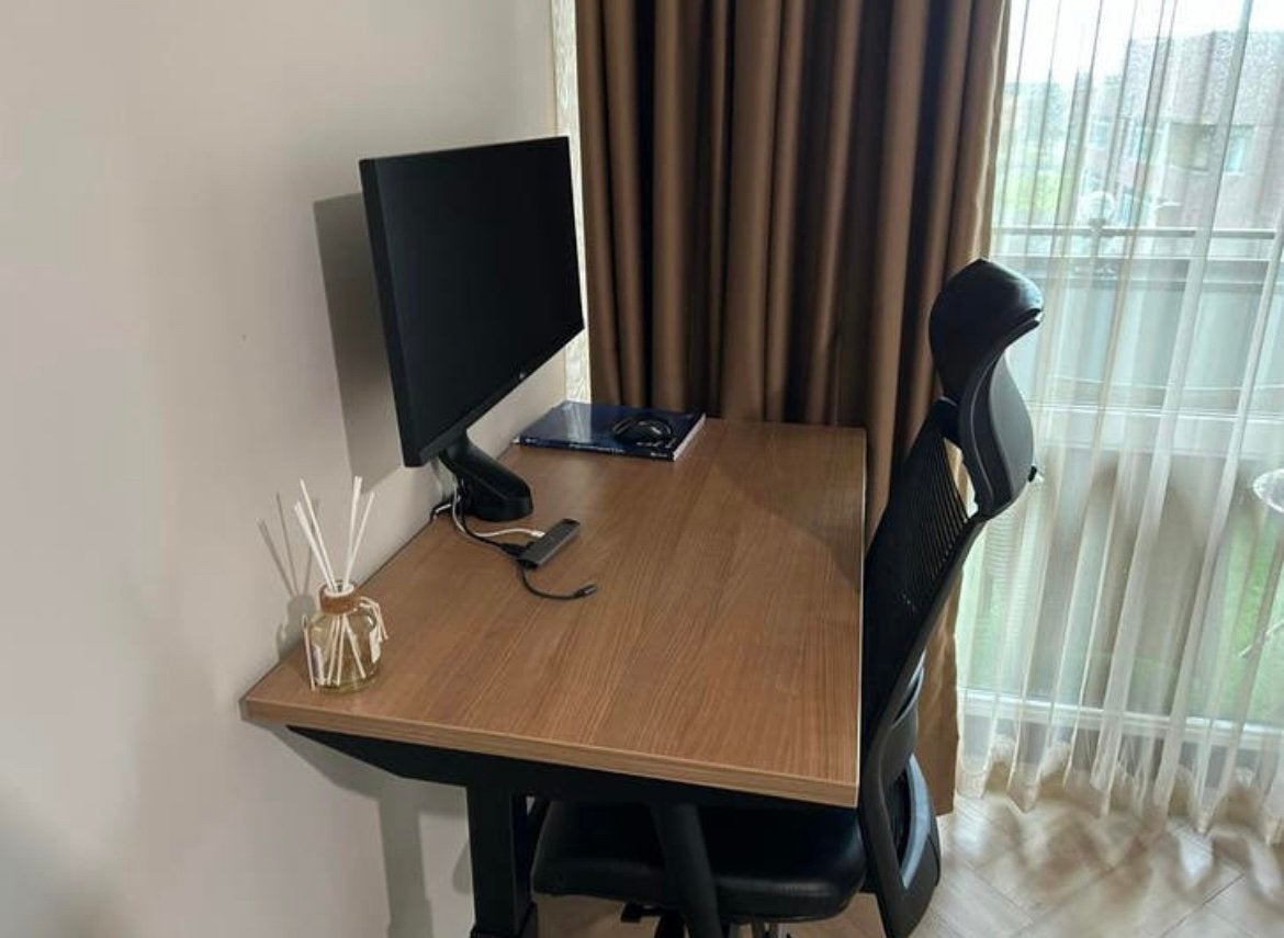Elektrisch Zit-Sta Bureau 80x120 - Luxe & Stevig, Ophalen, Elektrisch, 120 cm, Hout