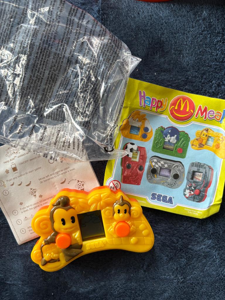 Sega Super Monkey / McDonalds happy meal, Ophalen of Verzenden, Zo goed als nieuw