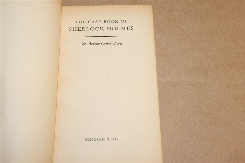 Case-Book of Sherlock Holmes — Doyle, Vintage Penguin 1955, Ophalen of Verzenden, Gelezen