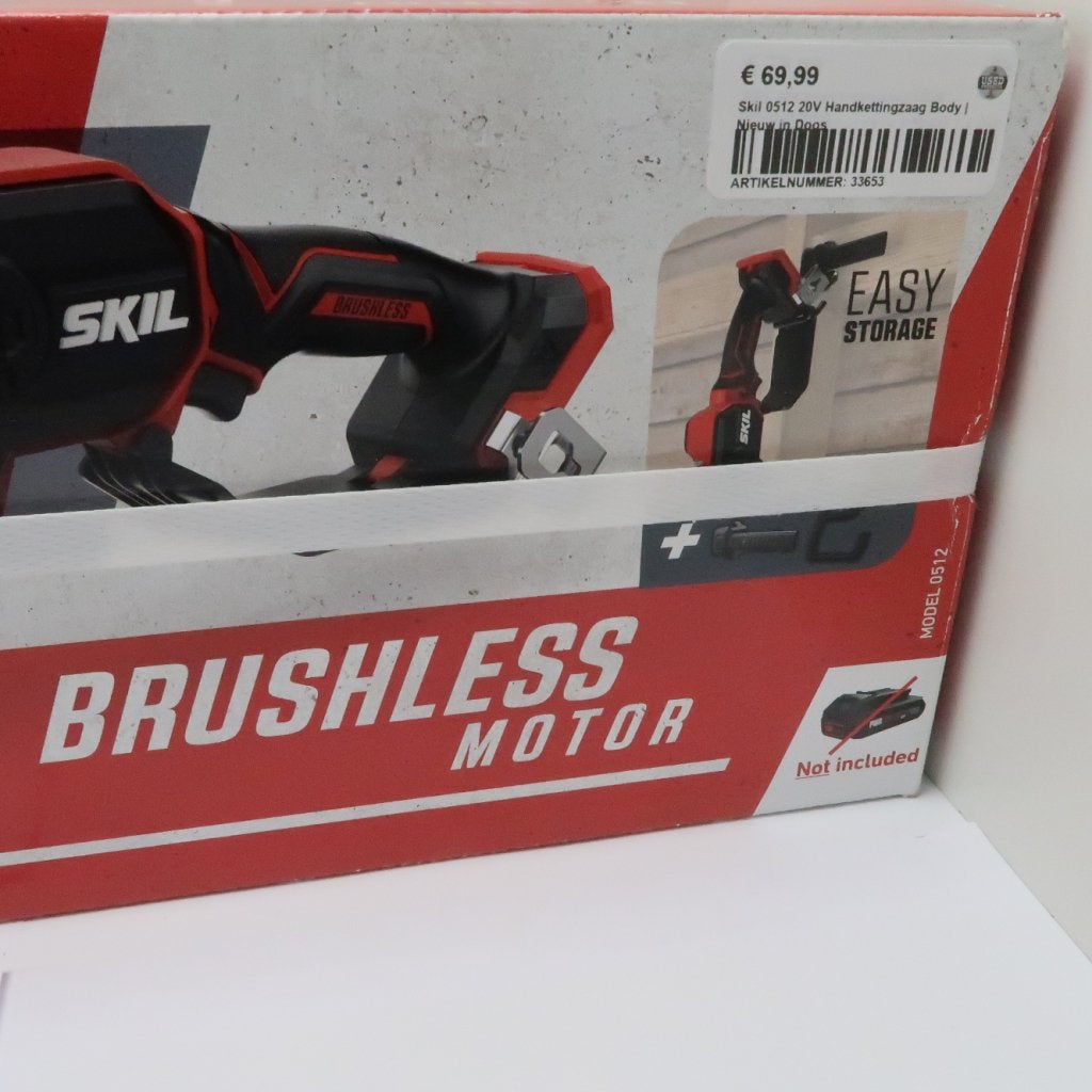 Skil 0512 20V Handkettingzaag Body | Nieuw in Doos, Skil, Nieuw, Support@skil.com, 1000 Muirfield Drive, Suite 300, 
Schaumburg, IL 60173
USA