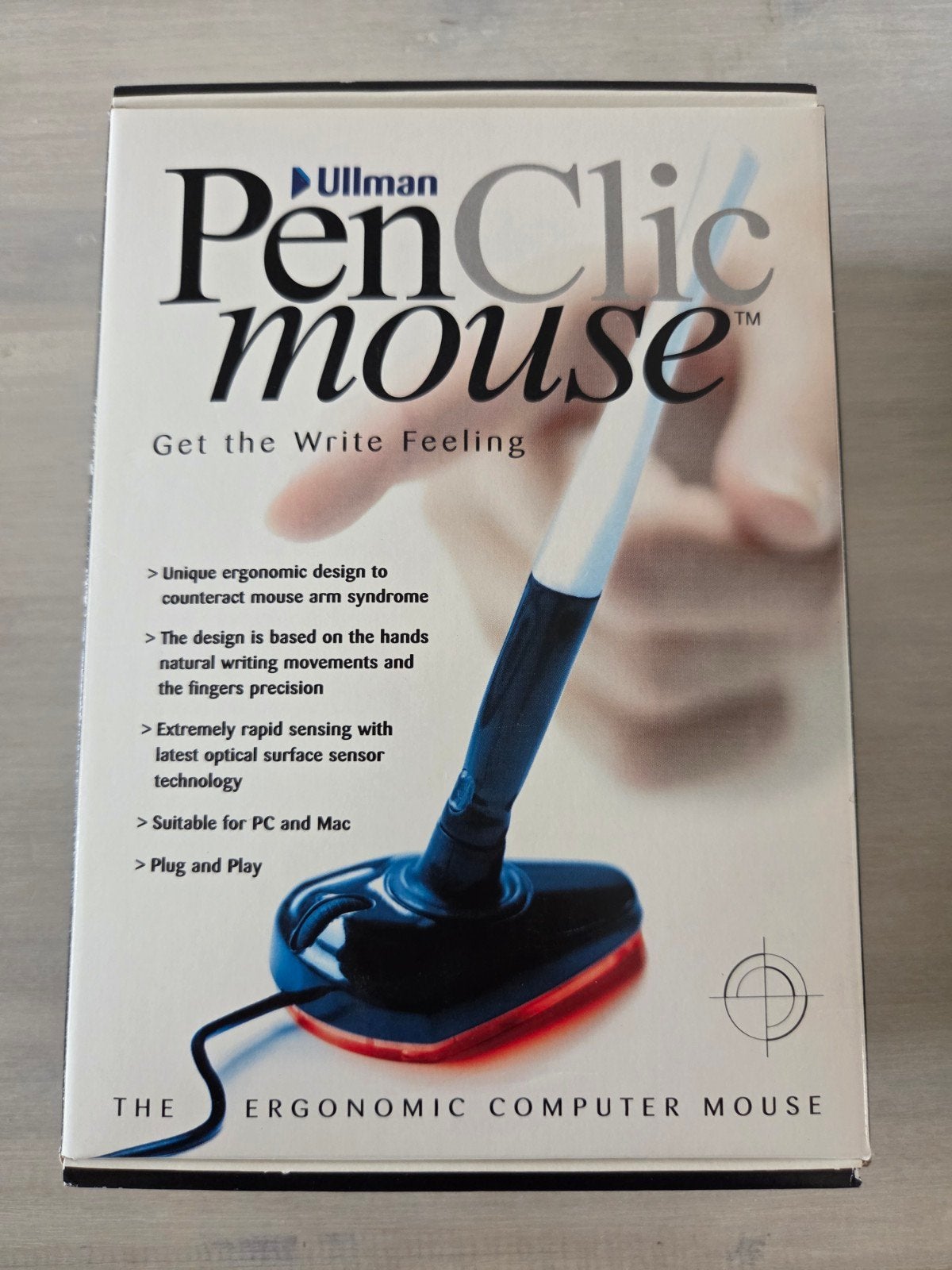 Ullman PenClic Mouse - Ergonomische Penmuis voor PC/Mac, Muis, Ullman, Ergonomisch, Ophalen of Verzenden