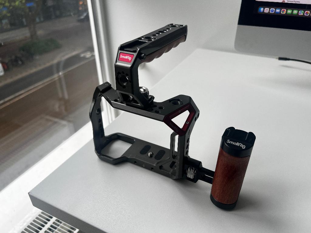 Easyrig A7iii cage met bijbehorende stukken, Ophalen, Compact, Zo goed als nieuw, Overige Merken