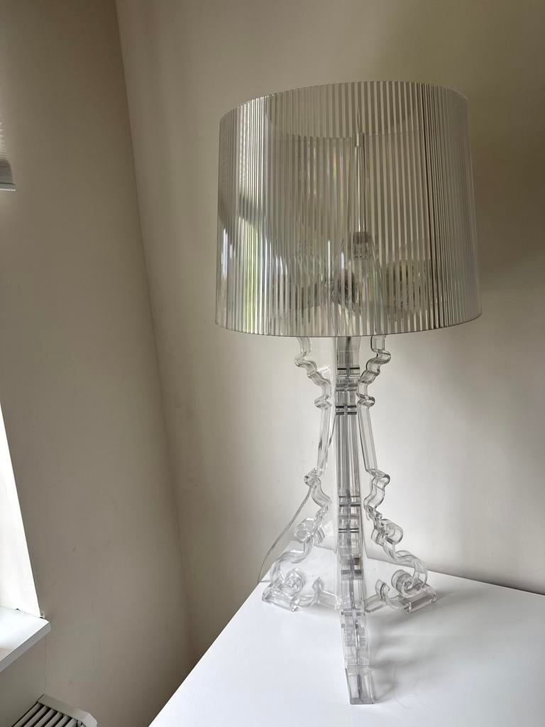 Kartell Bourgie tafel lamp, Huis en Inrichting, Lampen | Tafellampen, Ophalen of Verzenden, Gebruikt, Kunststof, 50 tot 75 cm