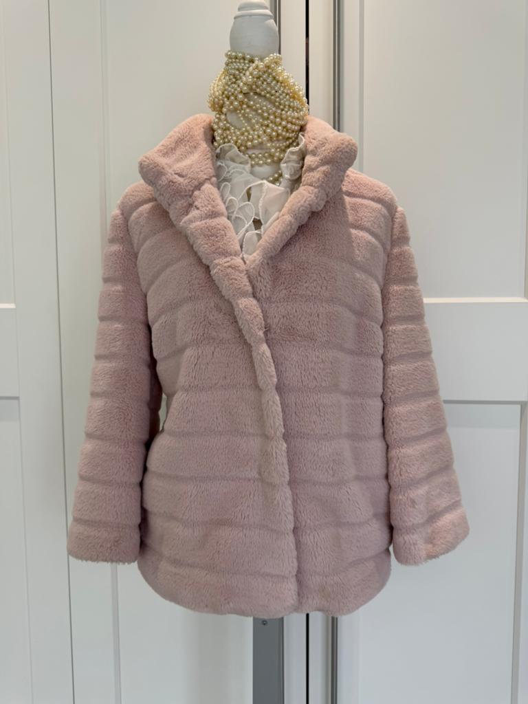 Als nieuw Basler Faux Fur jasje roze 40 42 l xl., Verzenden, Zo goed als nieuw, Maat 42/44 (L), Roze