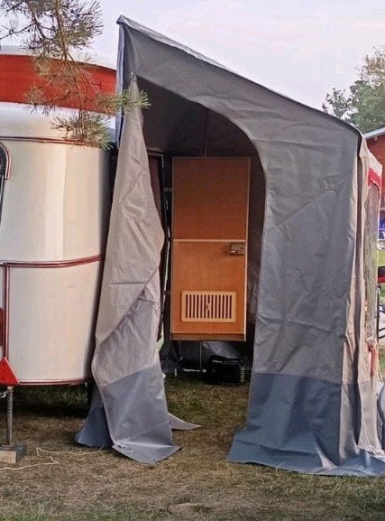 Kleine voortent eriba puck wintertent, Caravans en Kamperen, Ophalen, Gebruikt