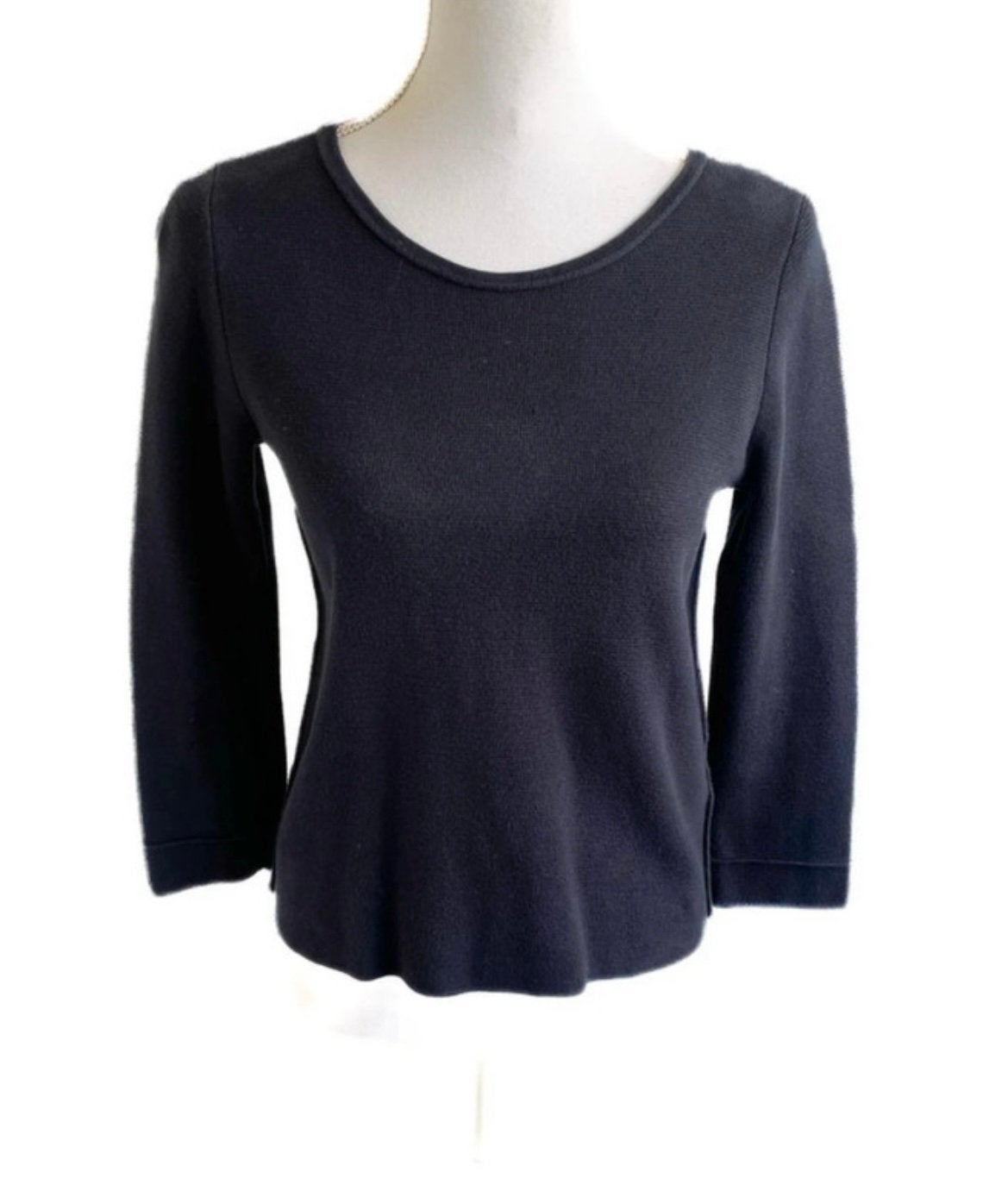 Purdey donkerblauwe katoenen trui S, Blauw, Ophalen of Verzenden, Zo goed als nieuw, Maat 36 (S)