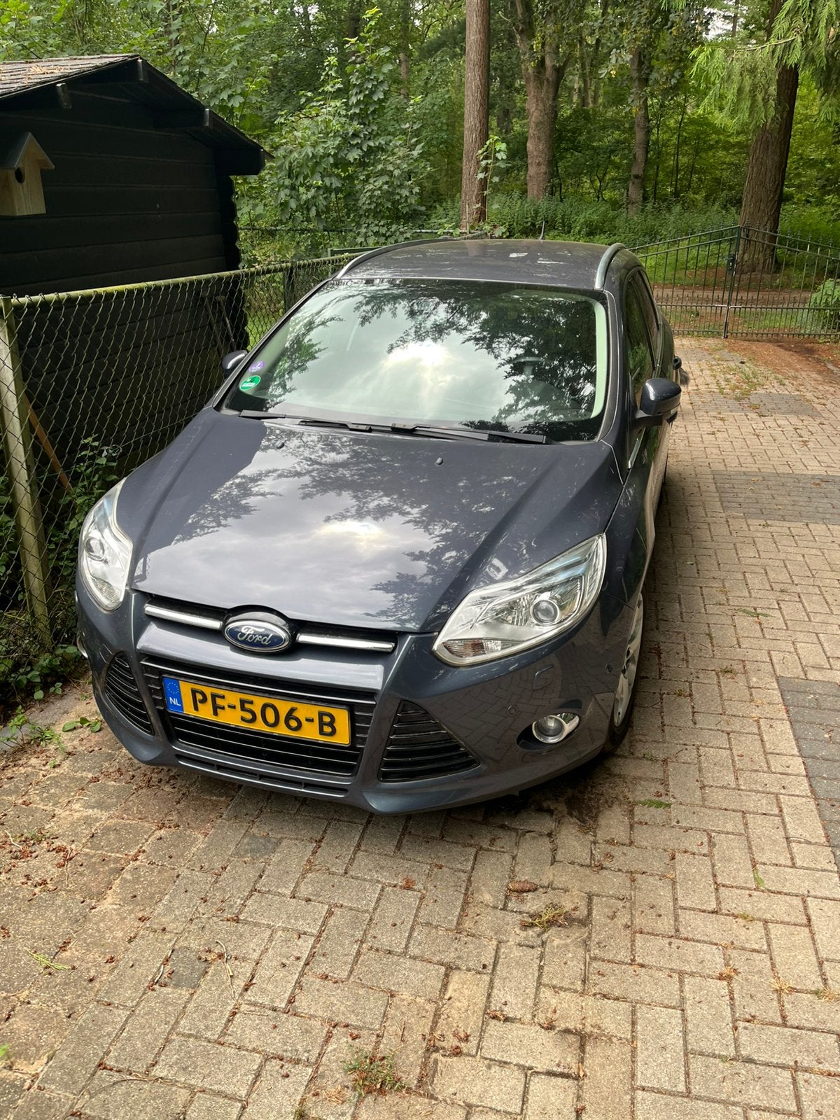 Ford Focus 1.0 Ecoboost 92KW Wagon 2012 Grijs, Auto's, 125 pk, Leder en Stof, Stationwagon, Handgeschakeld