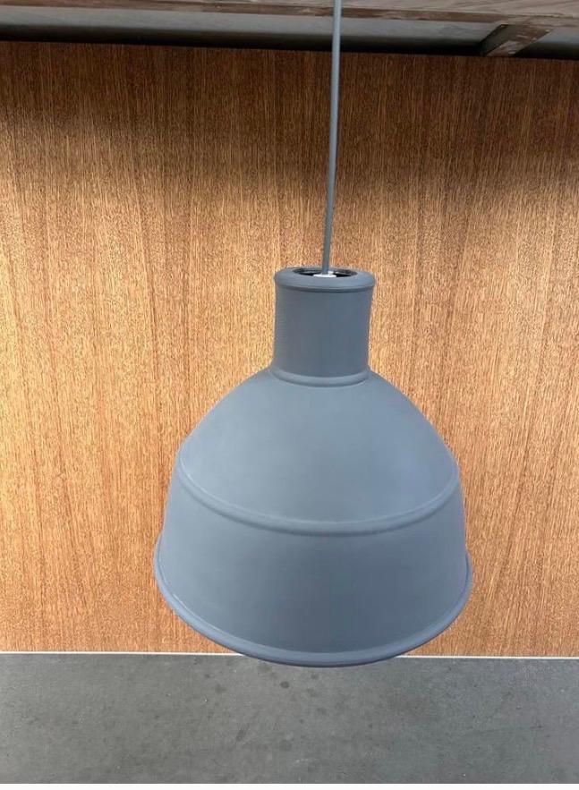 Muuto Rubber Lamp - Grijze Hanglamp, Ophalen, Zo goed als nieuw, Overige materialen