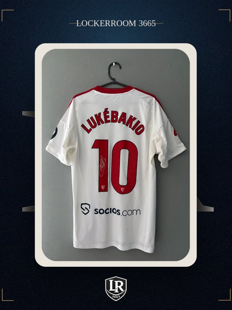 Dodi Lukebakio Match Worn & Signed Sevilla FC Shirt #10, Verzenden, Gebruikt, Buitenlandse clubs, Shirt