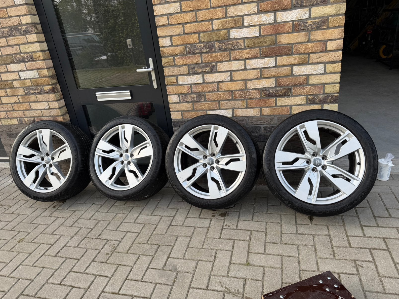 Audi Q7 VELGEN, Gebruikt, 275 mm, Banden en Velgen, Ophalen of Verzenden