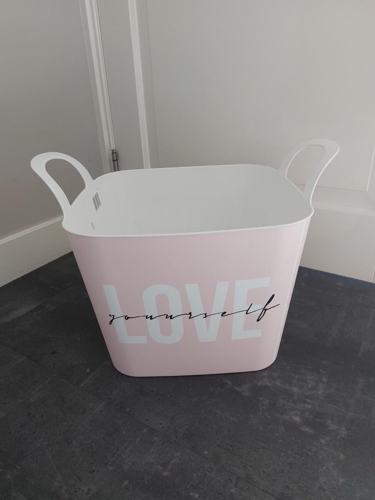 Wasmand 40 x 40 x 30 cm, Kunststof, Gebruikt, Mand, Vierkant