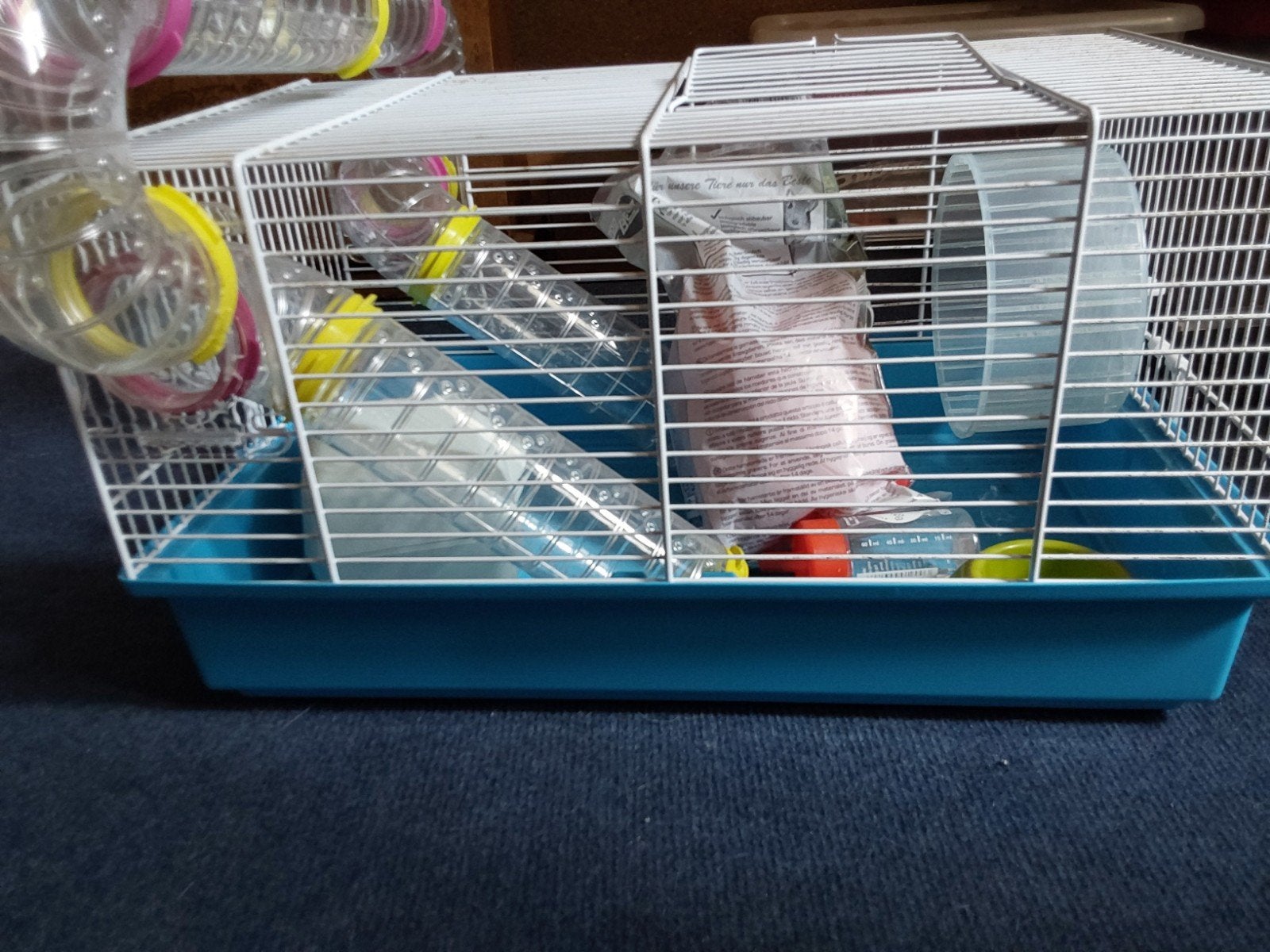 Hamsterkooi + benodigdheden., Kooi, Gebruikt, Minder dan 75 cm, Ophalen