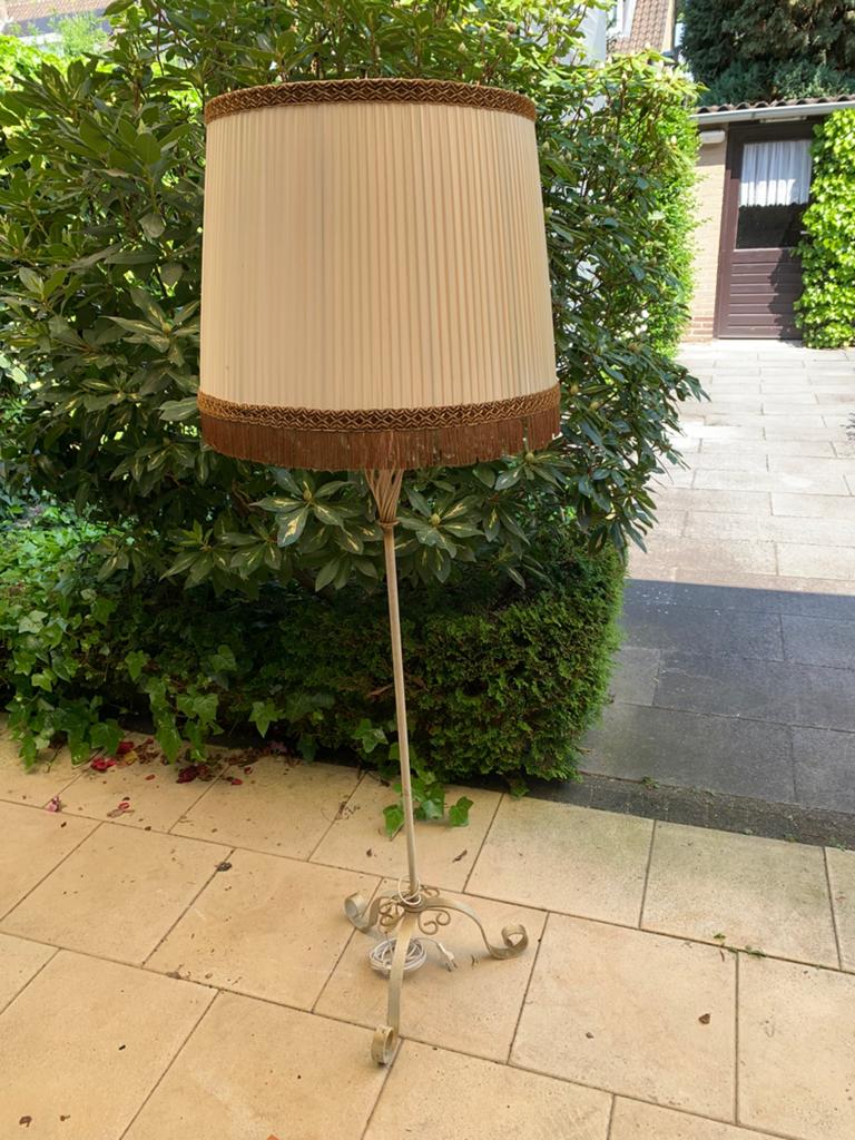 Staande lamp vintage, Huis en Inrichting, Lampen | Vloerlampen, Ophalen, Gebruikt, 150 tot 200 cm