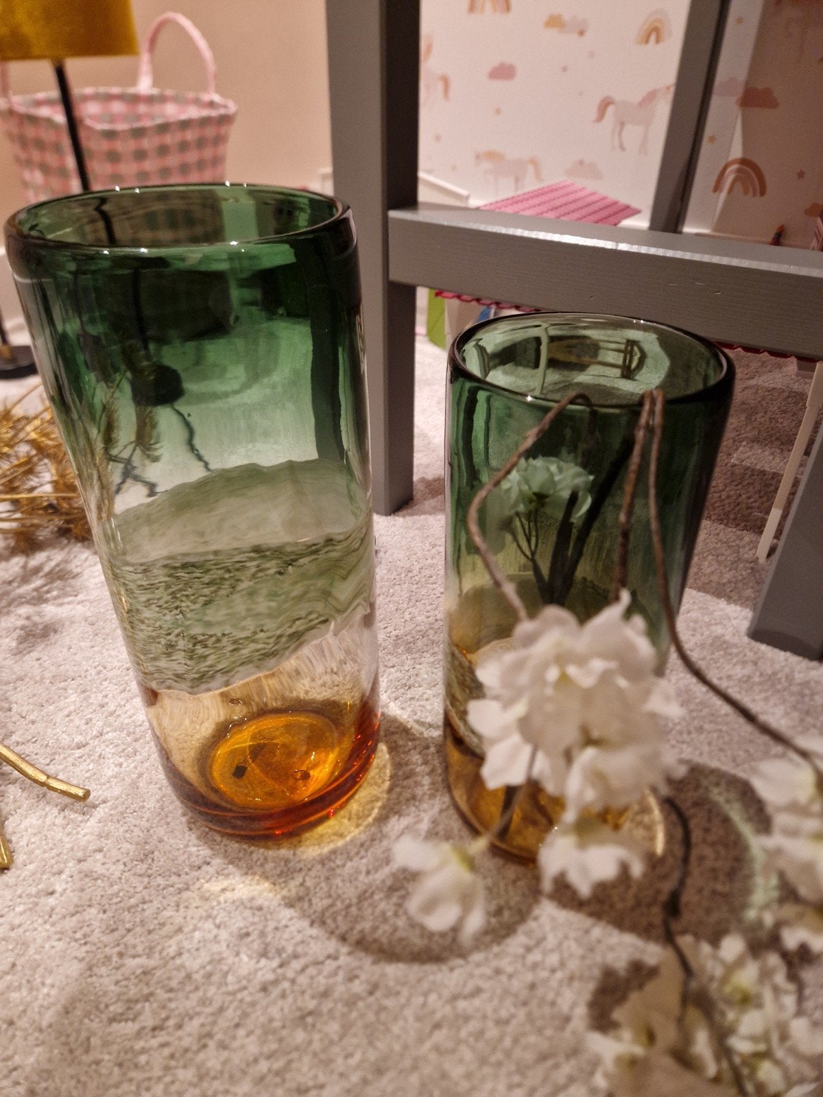2 prachtige glazen potten, Ophalen