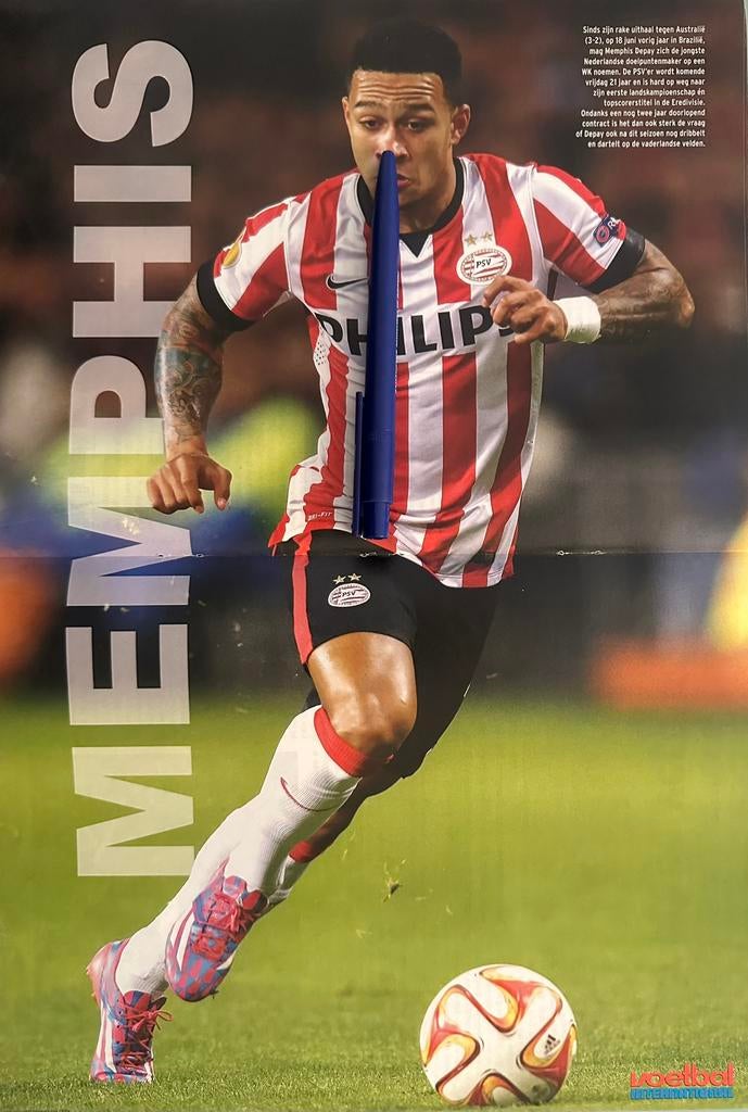 Posters diverse spelers PSV Eindhoven, Verzamelen, Ophalen of Verzenden, Zo goed als nieuw, A1 t/m A3, Sport