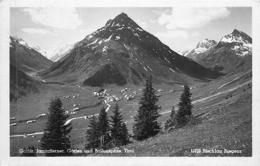 381-349-033 Galtür Tirol, Verzenden, Voor 1920, Oostenrijk