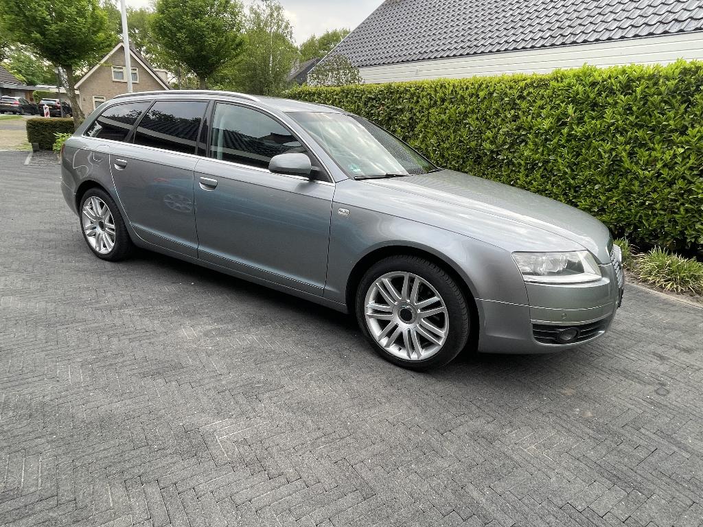 Audi A6, 2.8 fsi benzine, bouwjaar 10/2007, Auto's, Audi, Zwart, 2773 cc, Leder, Stationwagon