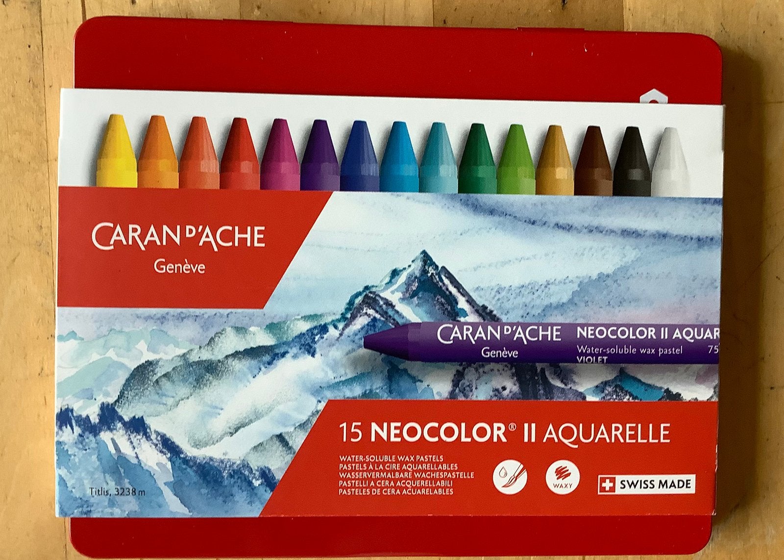 15 Neocolor II Caran d’Ache - Nieuw, Hobby en Vrije tijd, Tekenen, Ophalen of Verzenden, Nieuw, Potlood of Stift