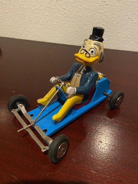 Professor Ludwig Von Drake Wind-up, Marx toy's '50-'60 jaren, Verzamelen, Ophalen of Verzenden, Overige figuren, Zo goed als nieuw