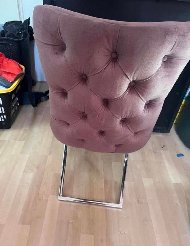 Eetkamer stoelen, Ophalen, Zo goed als nieuw, Rechthoekig, 125 cm of meer