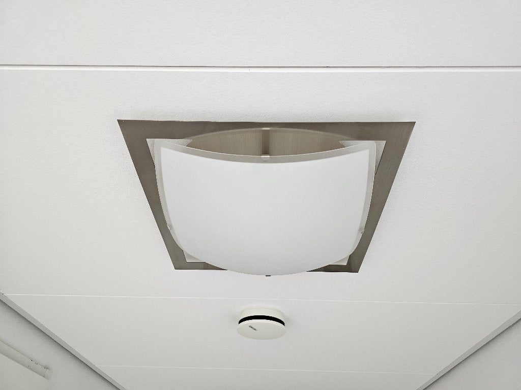 Lamp plafonniere, Huis en Inrichting, Verzenden, Gebruikt, Glas