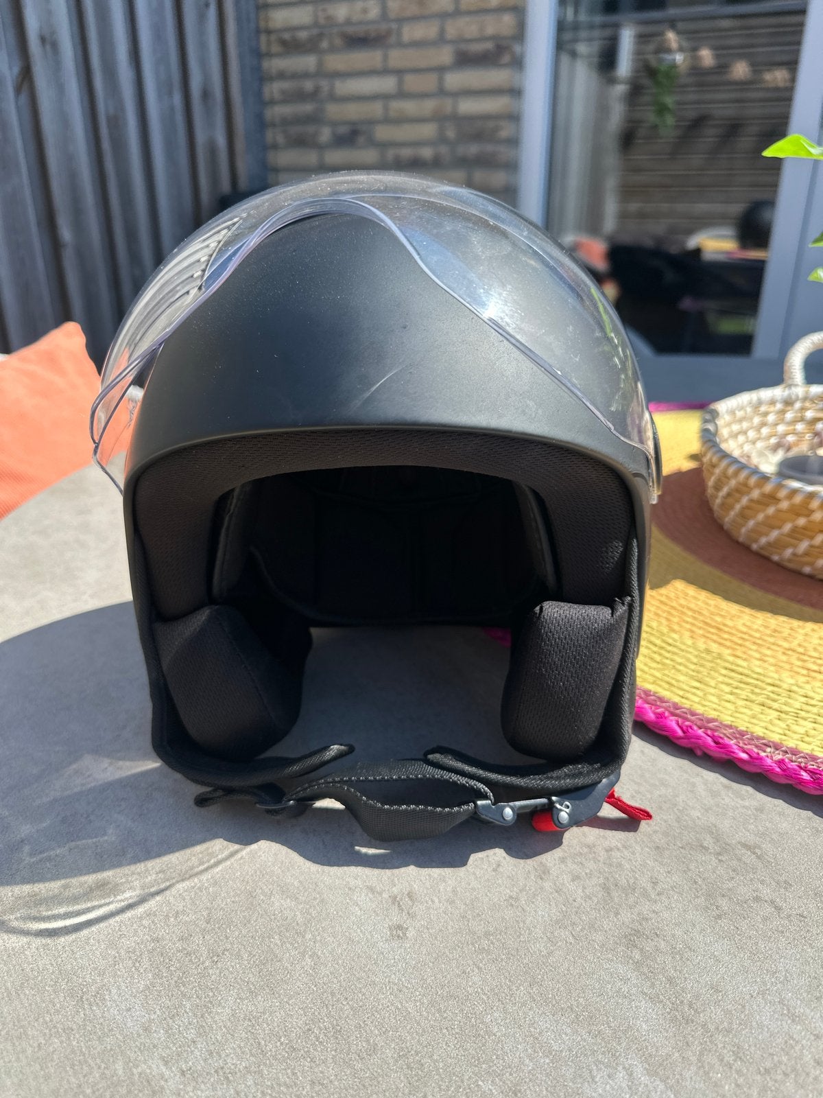 VinZ scooterhelm mat zwart - Maat S, Ophalen of Verzenden, Gebruikt, Small
