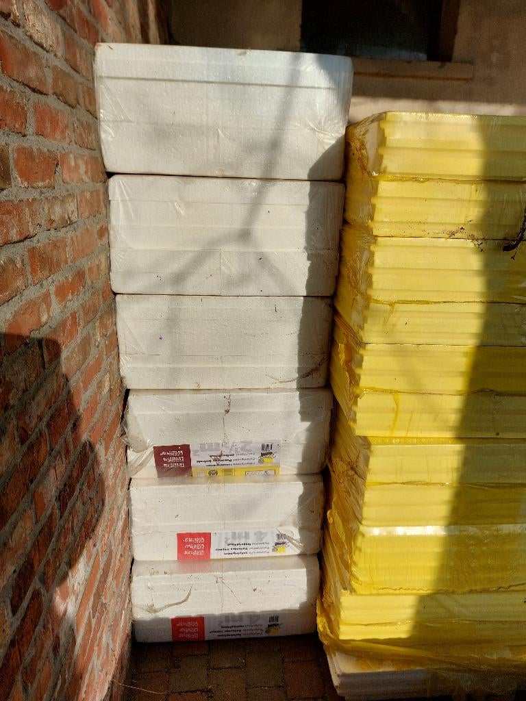 Isolatie platen     µ1t, Ophalen, 4 tot 8 cm, Nieuw, Hardschuim (Pir)
