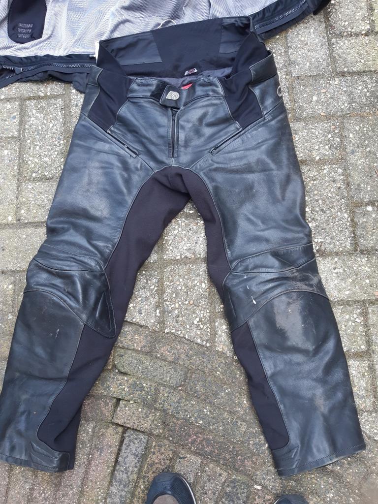 Motorbroek Grid, Broek | leer, Heren, Grid, Ophalen of Verzenden