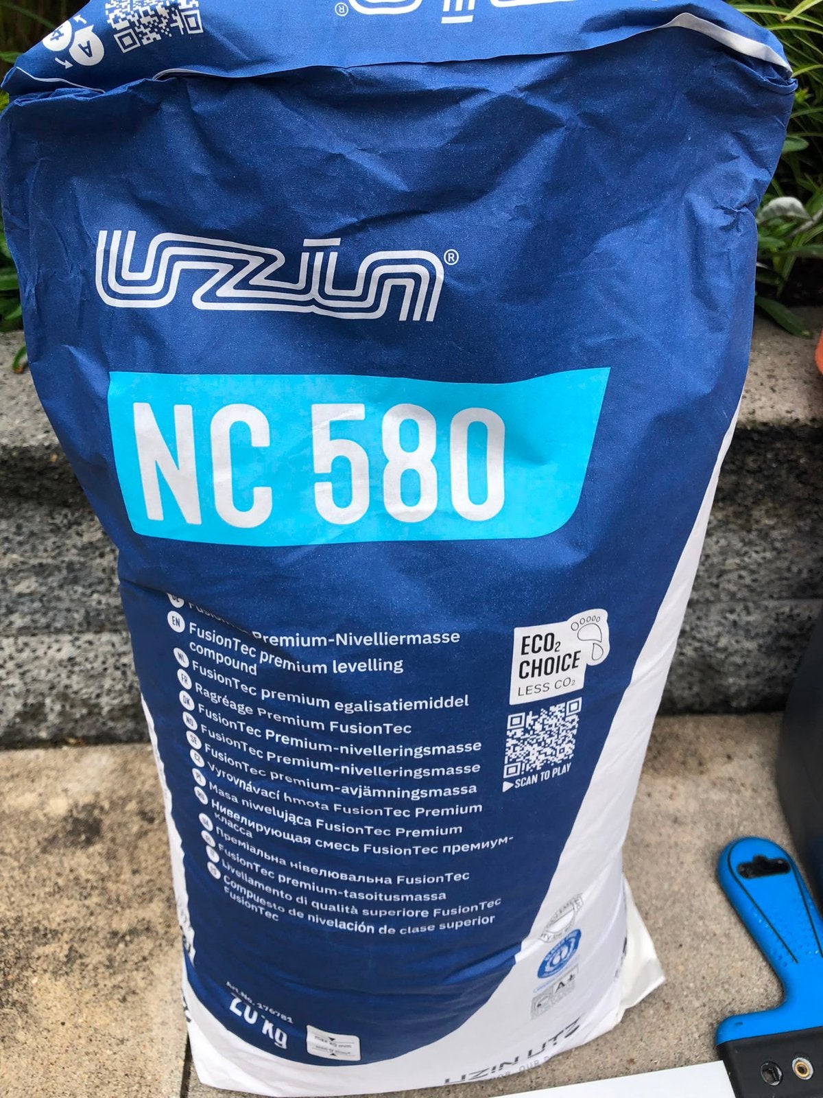 UZIN NC 580 FusionTec egalisatiemiddel 20 kg, Overige materialen, Nieuw, 5 tot 10 m², Vloerisolatie