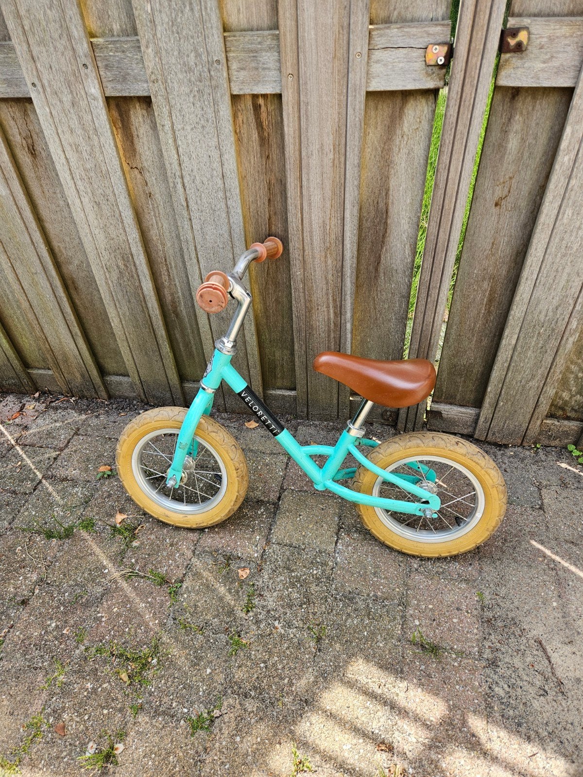 Veloretti loopfiets Turquoise, Ophalen, Gebruikt, Loopfiets