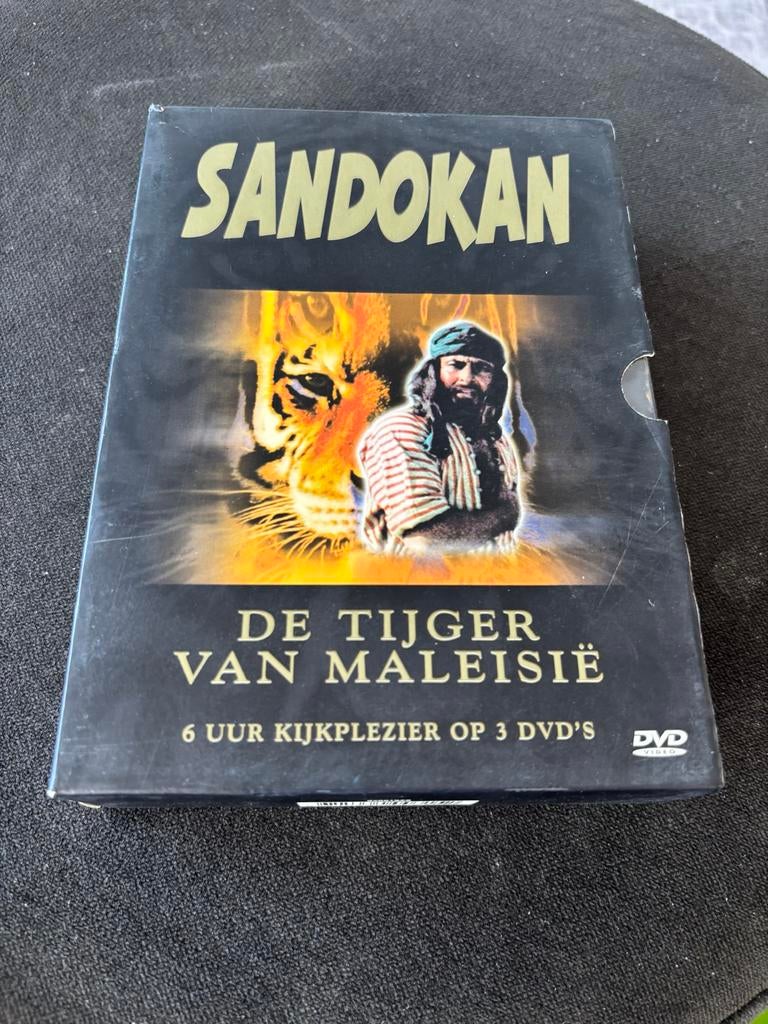 Sandokan: De Tijger van Maleisië - 3 DVD Boxset, Vanaf 9 jaar, Ophalen of Verzenden, Zo goed als nieuw, Historisch of Kostuumdrama