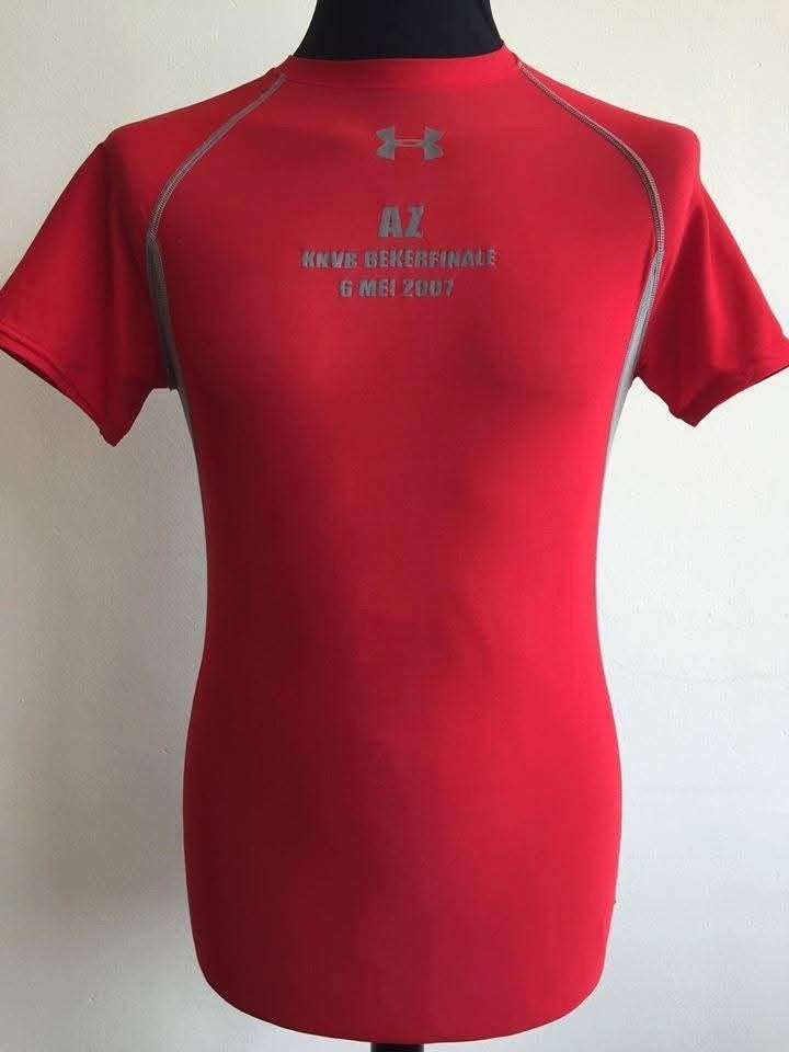 Matchworn ondershirt AZ KNVB Bekerfinale 2007, Maat XL, Ophalen of Verzenden, Gebruikt, Shirt