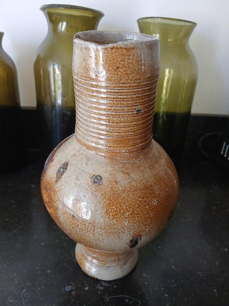 Antieke kan Raeren, Antiek en Kunst, Antiek | Keramiek en Aardewerk, Verzenden