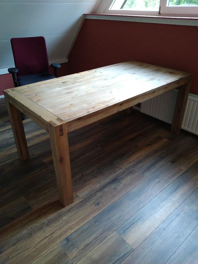 Robuuste tafel  of eetkamer tafel, Ophalen, 50 tot 100 cm, Zo goed als nieuw, Vijf personen of meer