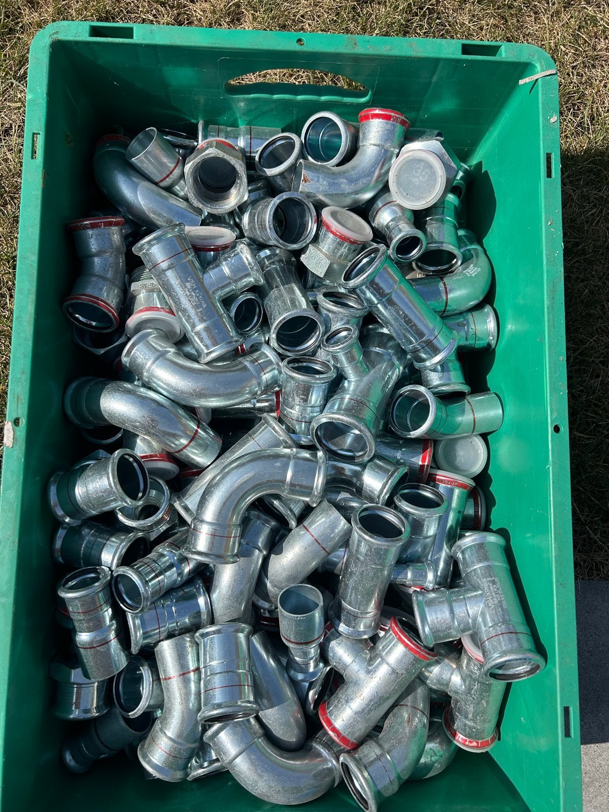 Vsh koppelingen - Diverse maten en types, Ophalen, Overige materialen, Bochten, Gebruikt