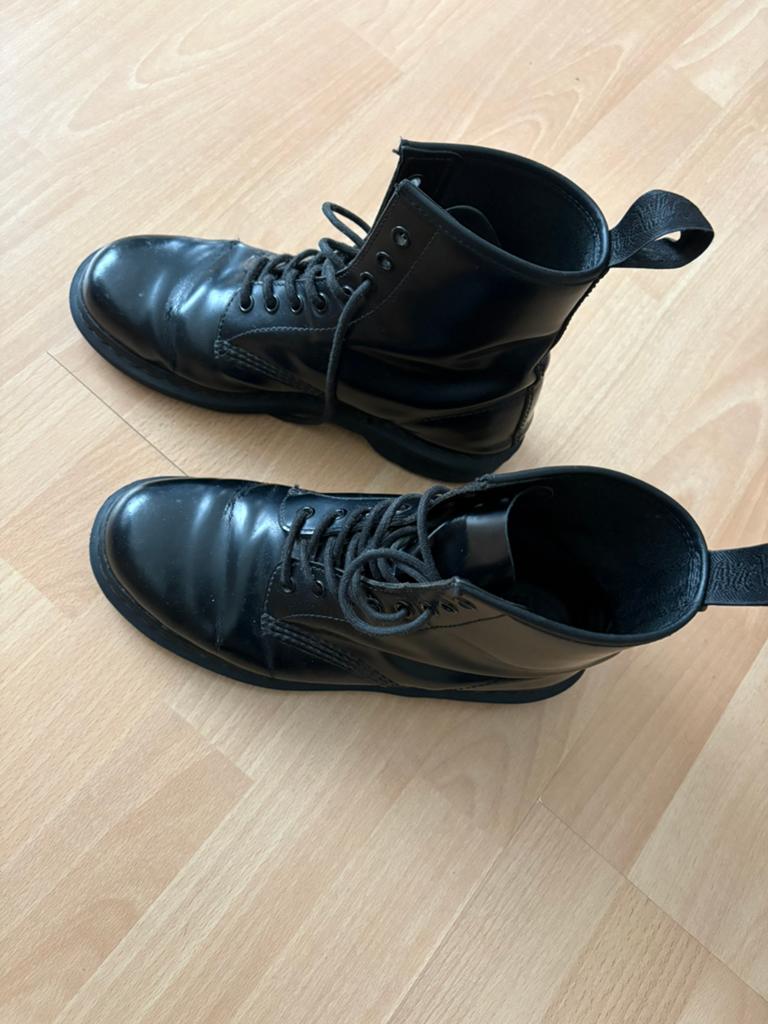 Dr. Martens 1460 Mono Smooth maat 41, Verzenden, Zwart, Overige typen, Gedragen