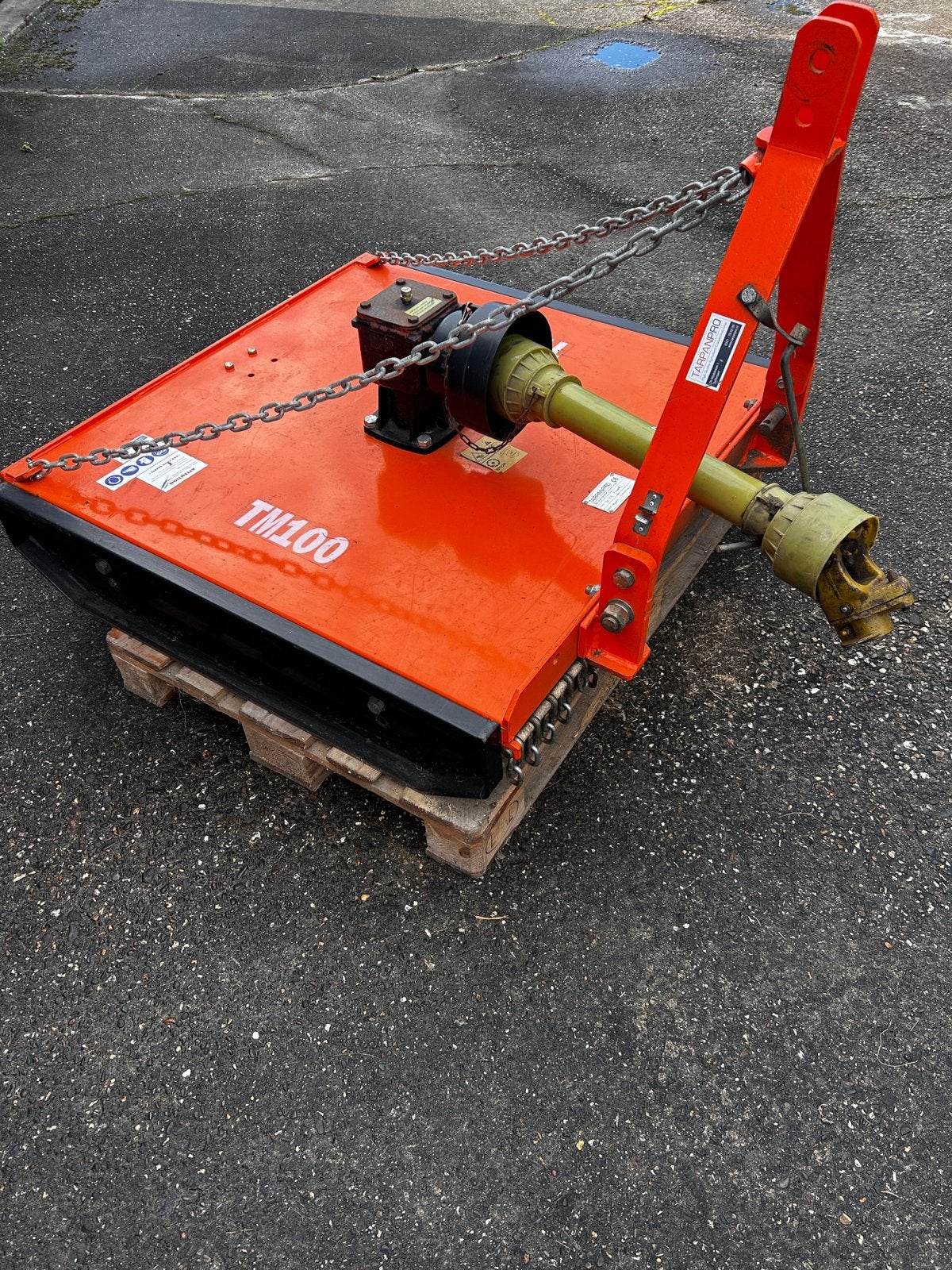 Tarpan pro TM100 Weiland blöter maaier mini- trekker, Ophalen