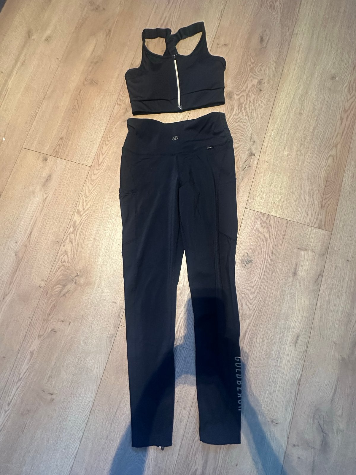 Goldbergh Luxury Sports Set XS - Zo goed als nieuw, Kleding | Dames, Zwart, Ophalen of Verzenden, Maat 34 (XS) of kleiner, Fitness of Aerobics