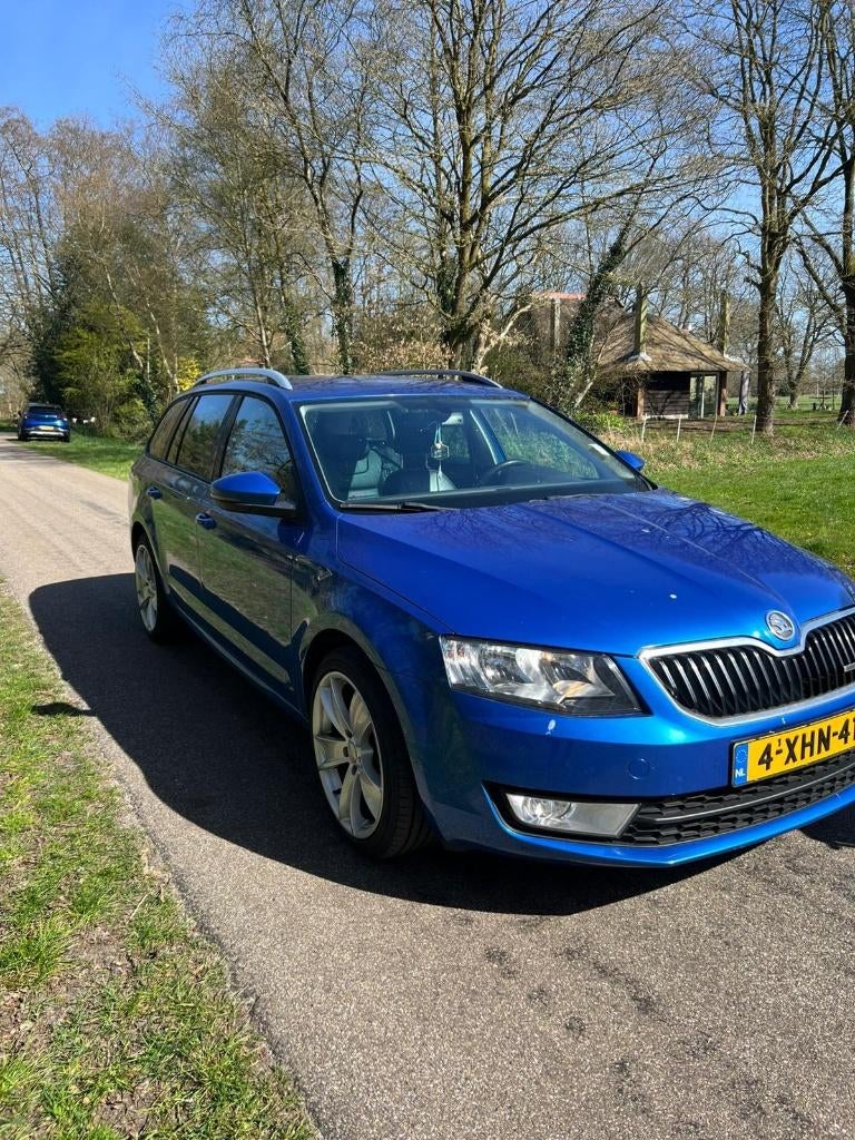 Skoda Octavia 1.6 Greenline Businessline TD2014 Blauw, Auto's, Voorwielaandrijving, Euro 5, Zwart, 4 cilinders