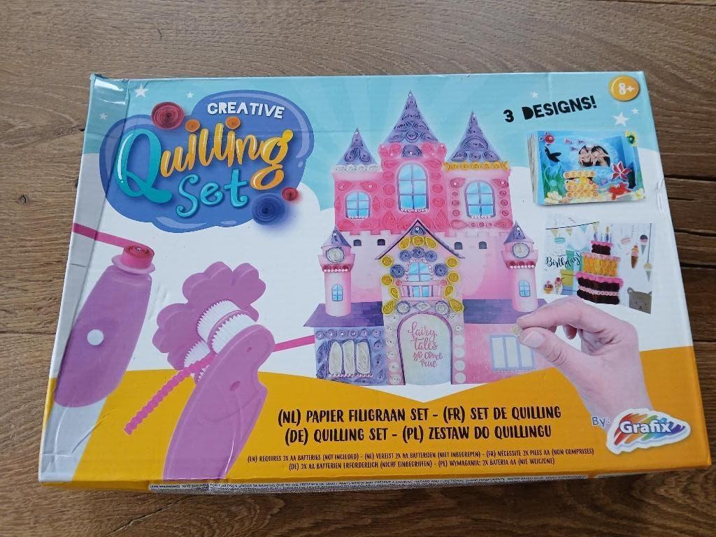 Knutselset Grafix - Quilling - prinsessen paleis bouwen, Ophalen of Verzenden, Nieuw, Bouwen