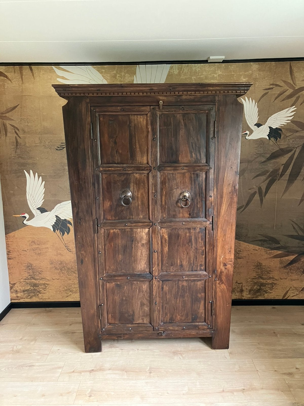 Klassieke stijl kast met planken, Ophalen, Gebruikt, 100 tot 150 cm, 150 tot 200 cm