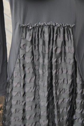 Ballonjurk zwart Indies mt 3 (M) travelstof Vaste prijs, Kleding | Dames, Jurken, Maat 38/40 (M), Verzenden, Zwart, Zo goed als nieuw