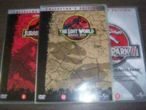 THE JURASSIC PARK TRILOGY 3 dvd BOX in nieuwstaat, Verzenden, Zo goed als nieuw, Actie en Avontuur, Vanaf 12 jaar