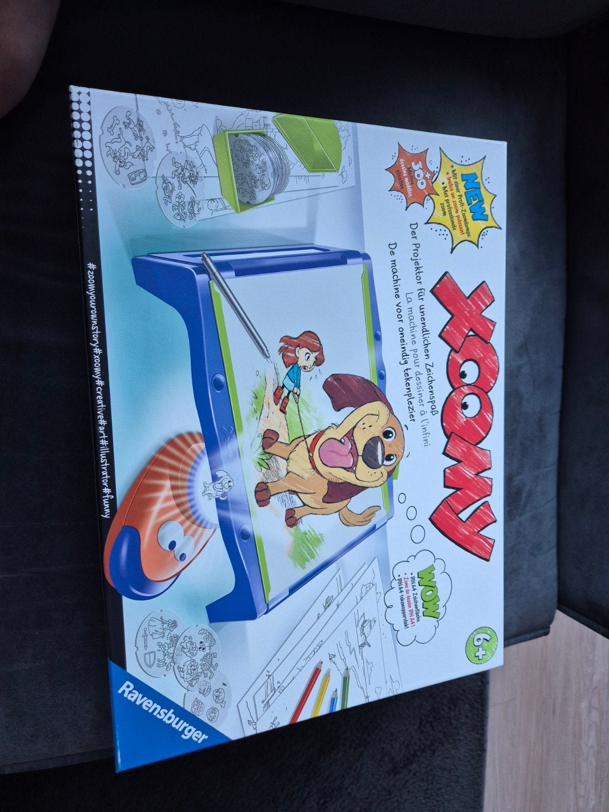 Ravensburger Xoomy Maxi Tekenprojector met Licht, Kinderen en Baby's, Speelgoed | Educatief en Creatief, Ophalen of Verzenden