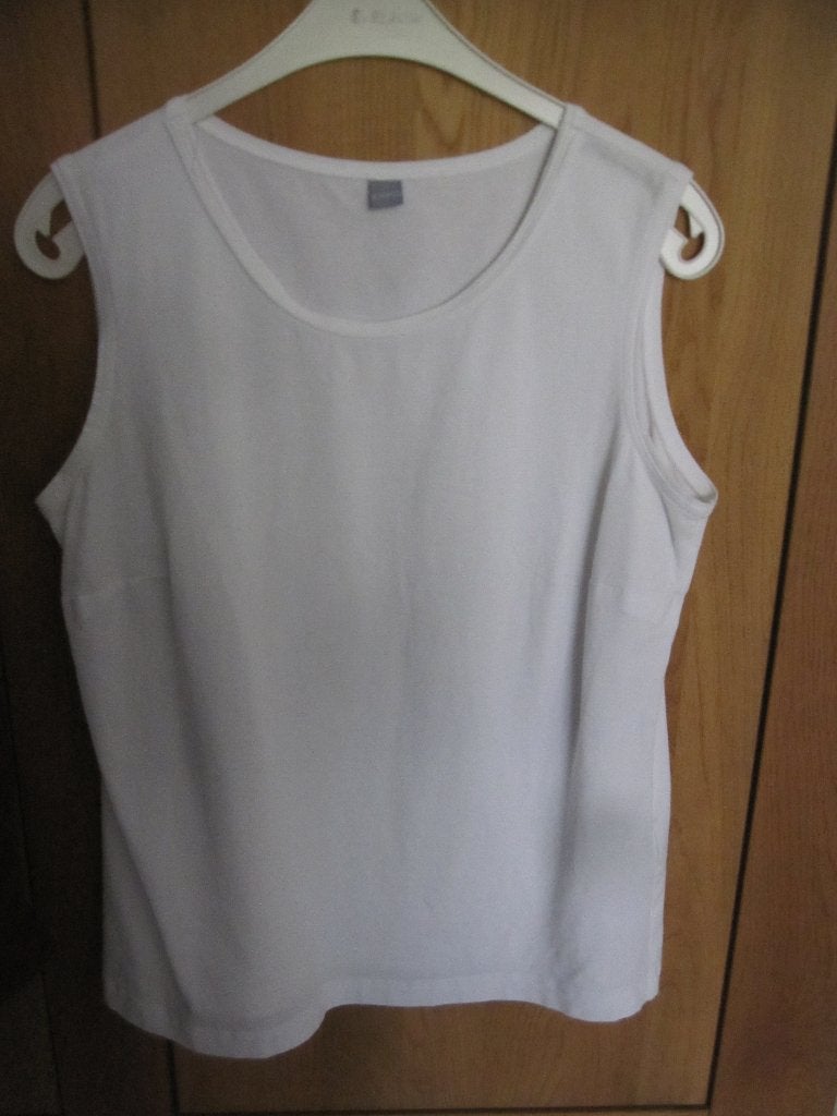 Erfo witte zomerhemd/top maat 44., Wit, Erfo, Maat 42/44 (L), Ophalen of Verzenden