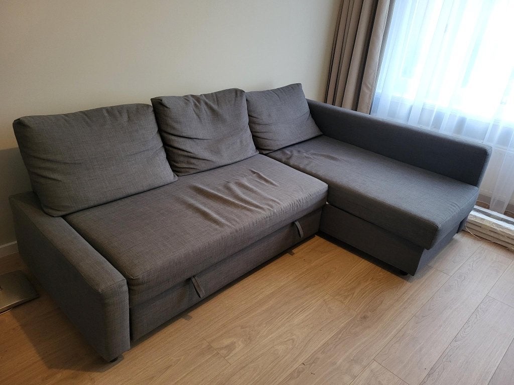 Friheten ikea sofa, Ophalen, Gebruikt, Tweepersoons, 75 tot 100 cm