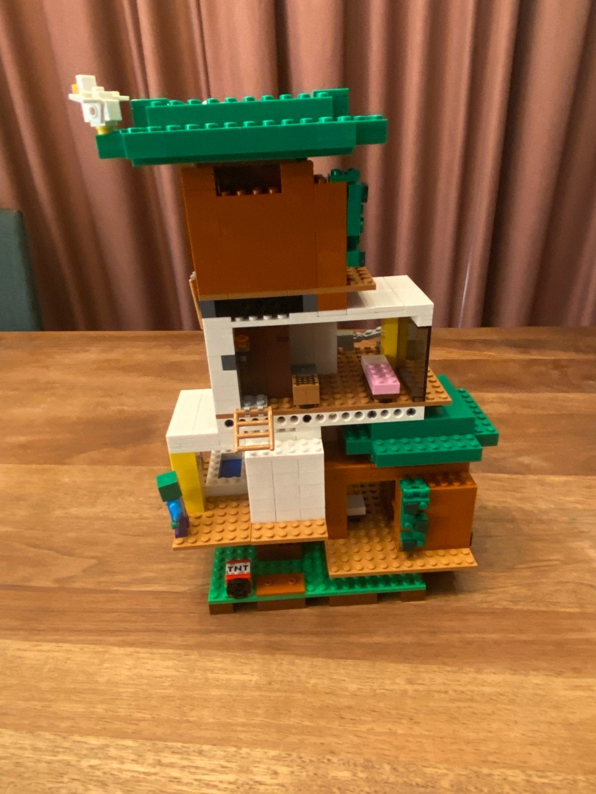 LEGO Minecraft De Moderne Boomhut 21174, Ophalen of Verzenden, Zo goed als nieuw, Overige merken